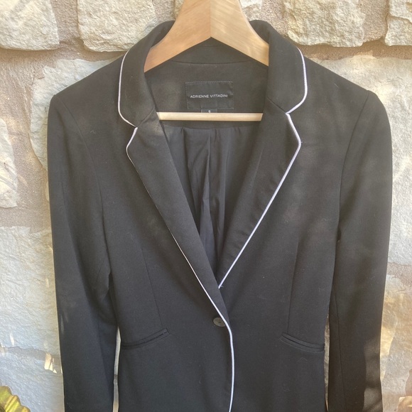 Adrienne Vittadini black and white blazer (s) - Picture 2 of 11